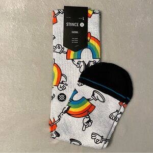 Stance Rainbow Zen Casual 420 Pride Socks